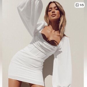 PRINCESS POLLY LILLIE LONG SLEEVE DRESS